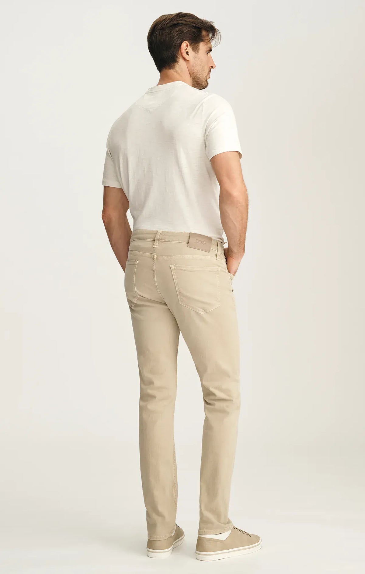 34 Heritage Courage Straight Leg Jeans In Sand Colored Urban – M 