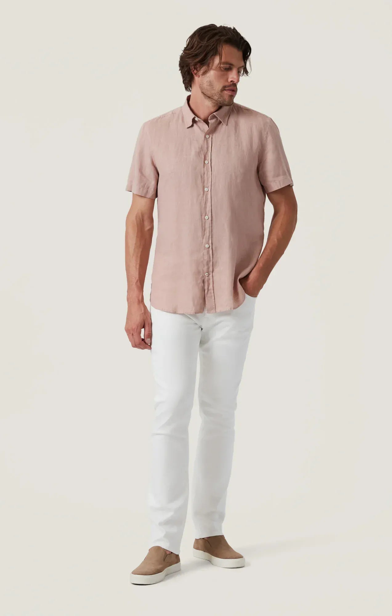 34 Heritage Denim Courage Straight Leg Jeans in White Urban