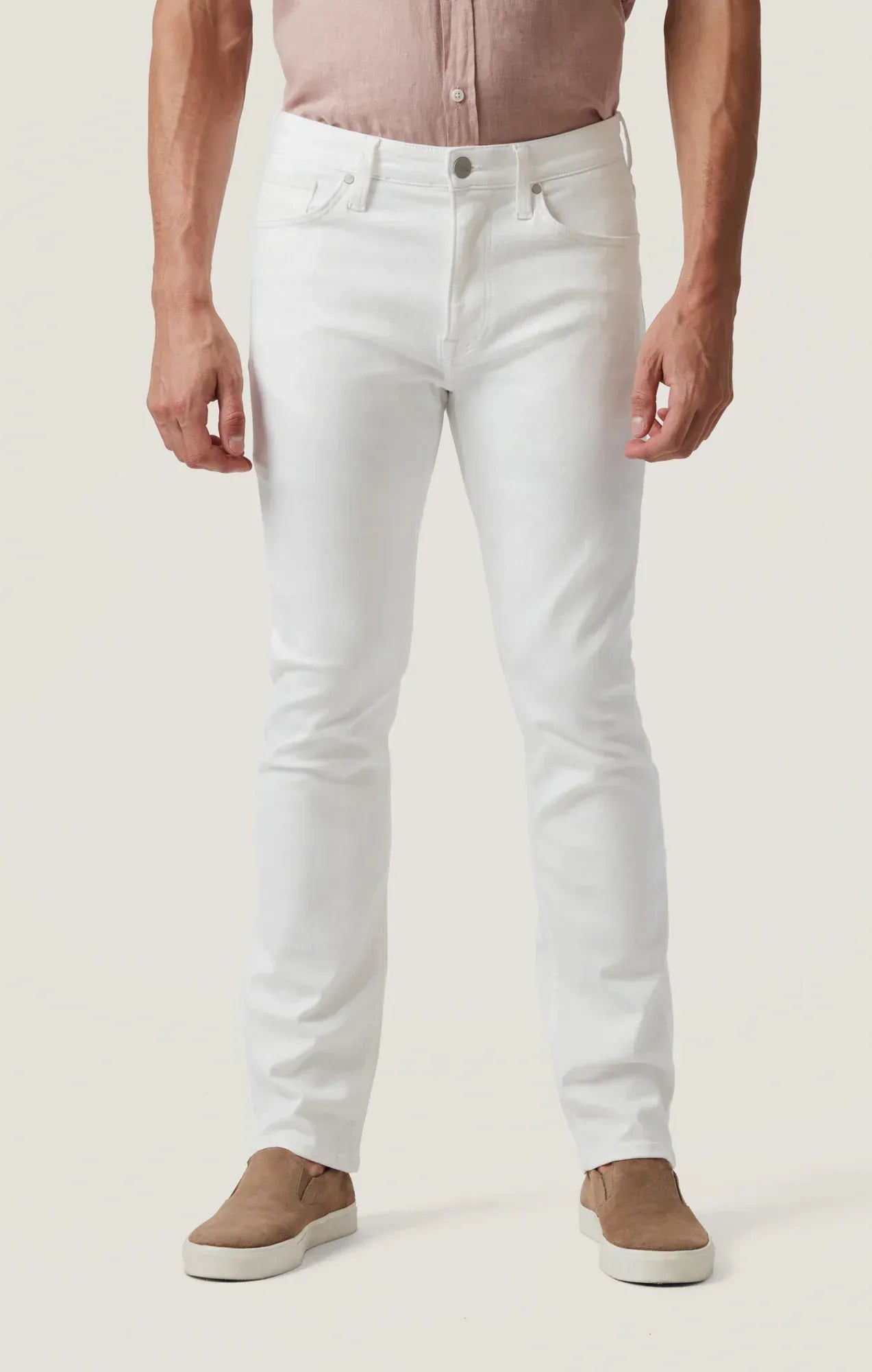 34 Heritage Denim Courage Straight Leg Jeans in White Urban