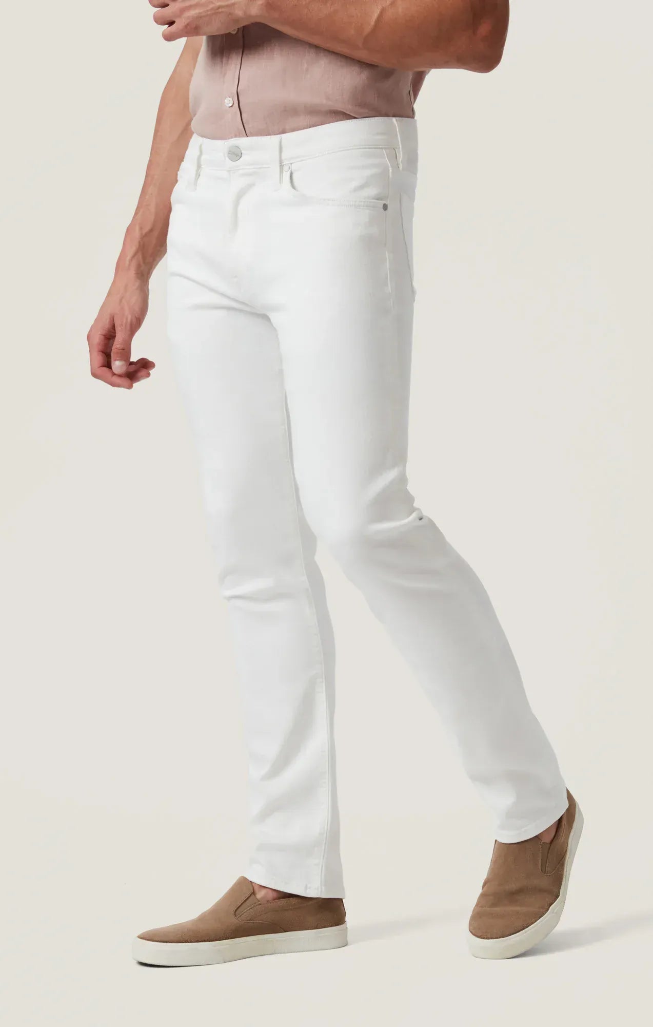 34 Heritage Denim Courage Straight Leg Jeans in White Urban