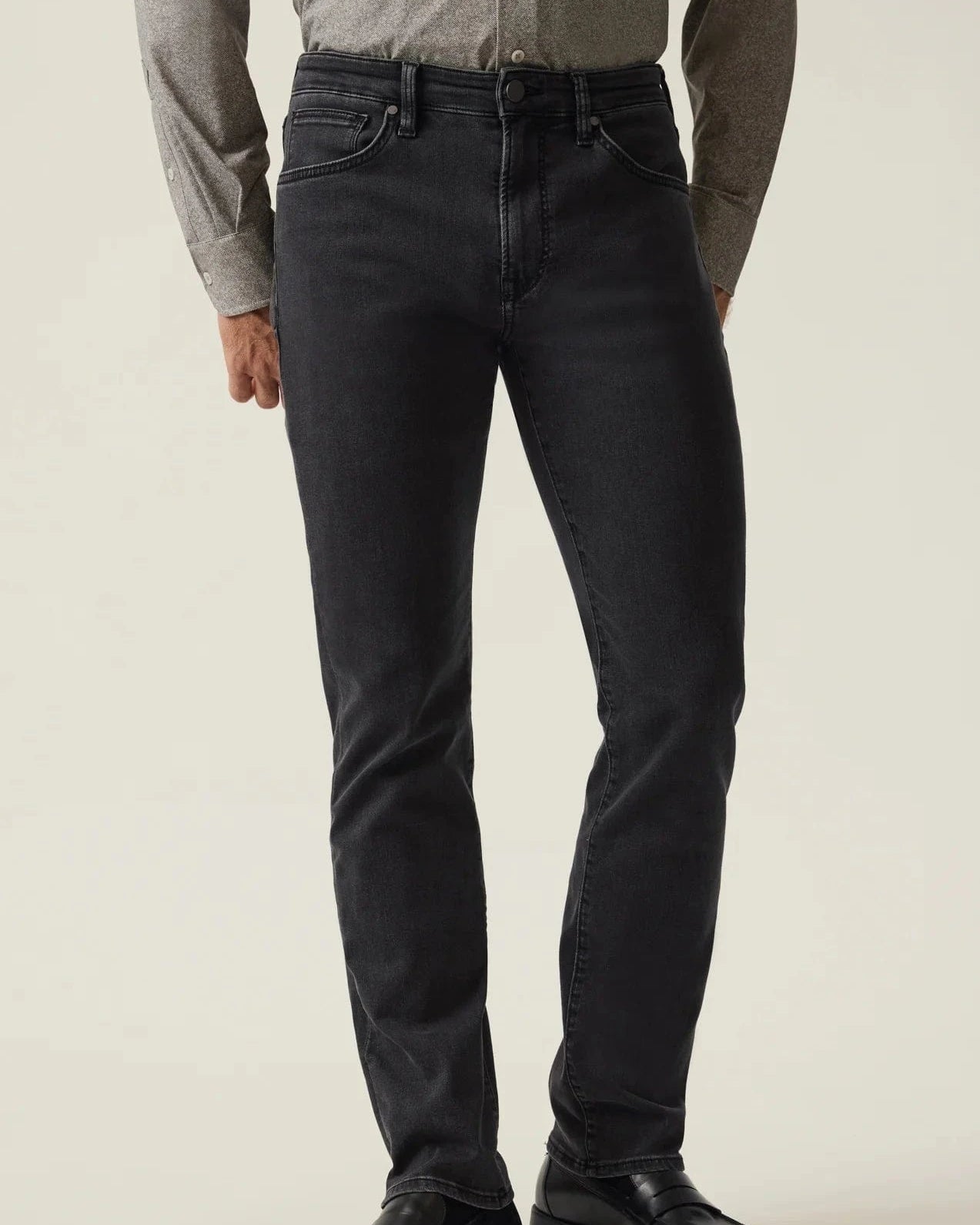 34 Heritage Denim Courage Straight Leg Pants in Smoke Urban