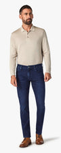 34 Heritage Denim Dark Midnight Brushed Urban / 31x32 Courage Straight Leg Jeans In Dark Midnight Brushed Urban