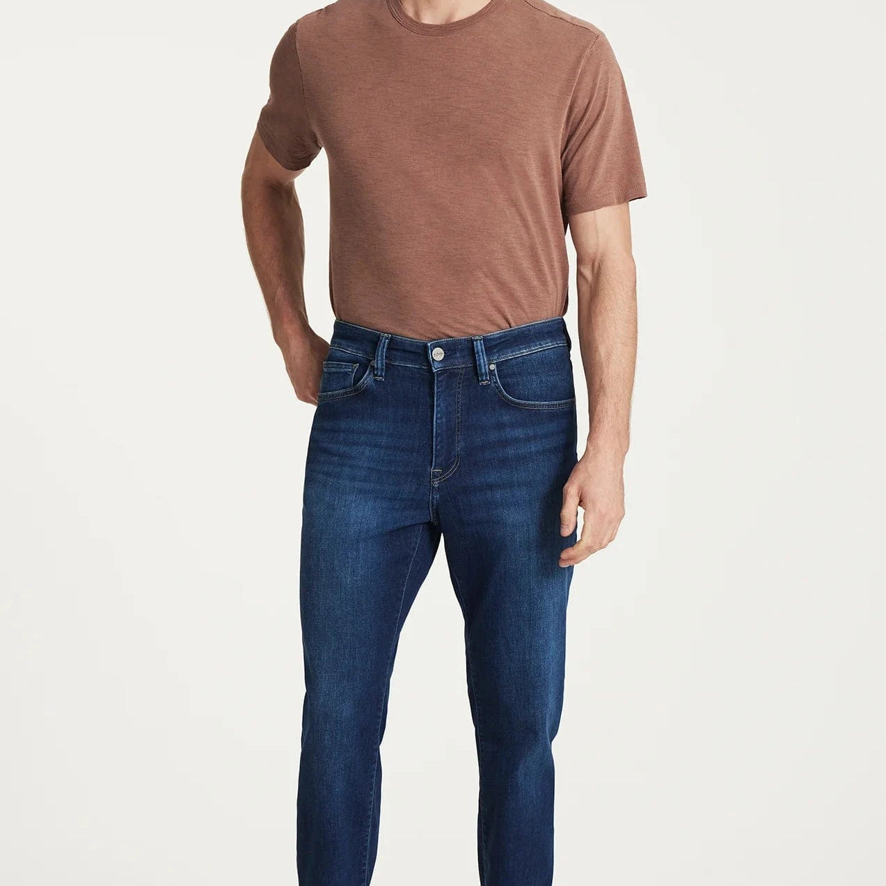 34 Heritage Denim INDIGO BRUSHED ORGANIC / 33X30 Charisma Relaxed Straight Jeans in Indigo Brushed Organic Ultra