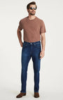 34 Heritage Denim INDIGO BRUSHED ORGANIC / 33X30 Charisma Relaxed Straight Jeans in Indigo Brushed Organic Ultra