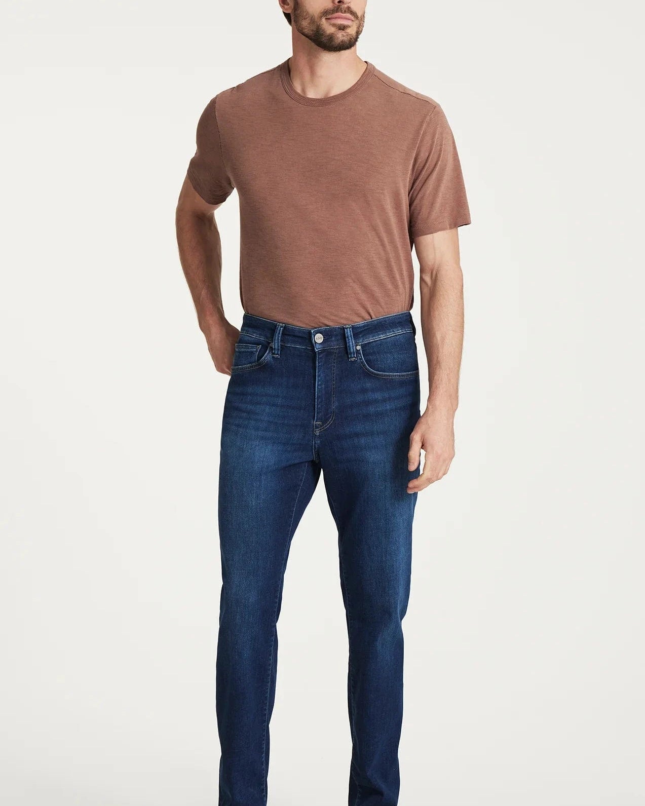 34 Heritage Denim INDIGO BRUSHED ORGANIC / 33X30 Charisma Relaxed Straight Jeans in Indigo Brushed Organic Ultra