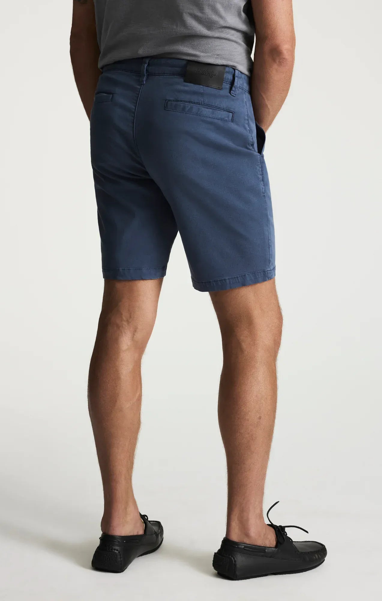 34 Heritage Shorts Arizona Slim Shorts In Dark Denim Twill