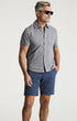 34 Heritage Shorts Arizona Slim Shorts In Dark Denim Twill