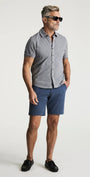 34 Heritage Shorts Arizona Slim Shorts In Dark Denim Twill