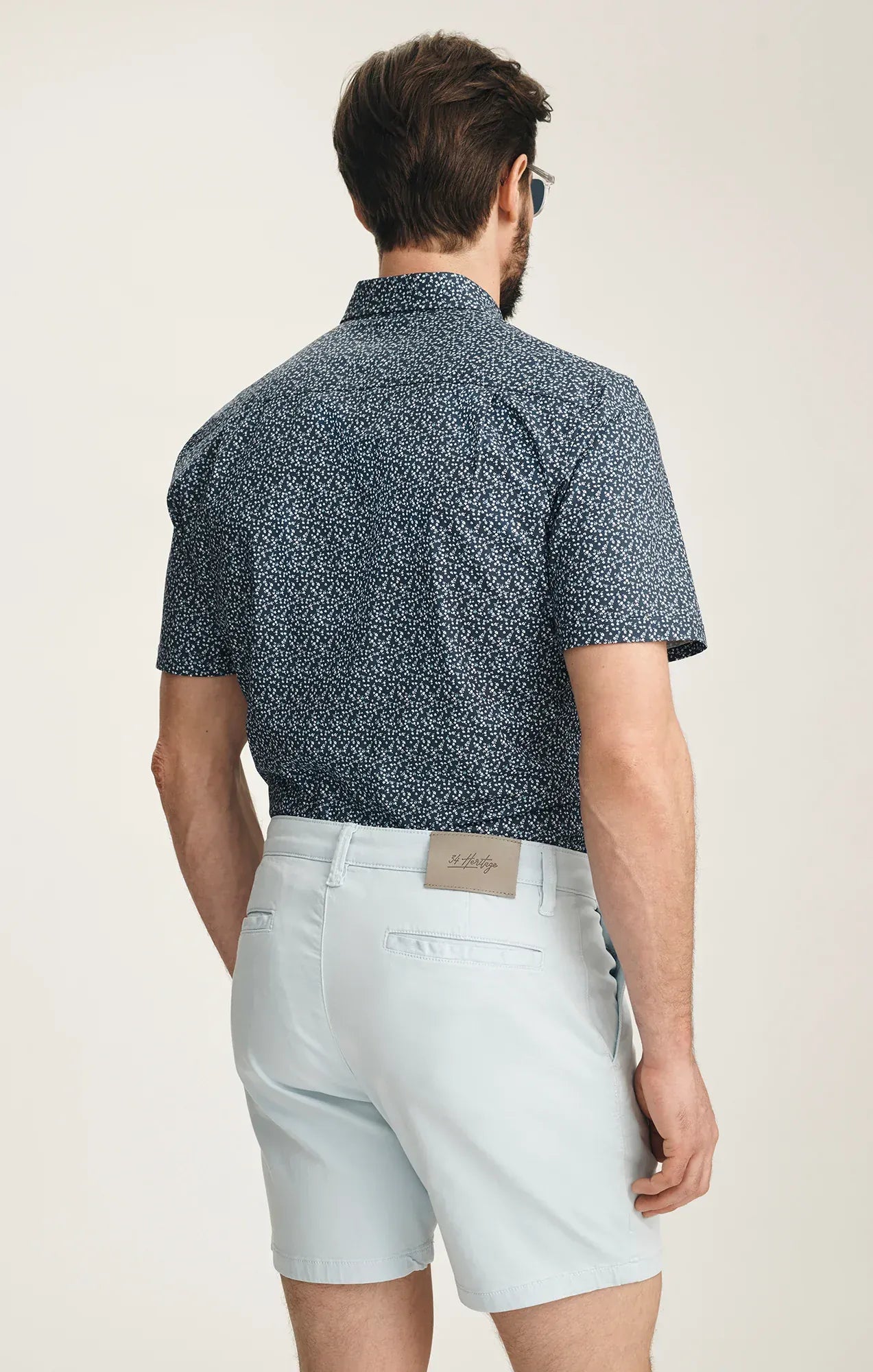 34 Heritage Shorts Hampton Classic Shorts In Breeze Twill