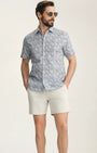 34 Heritage Shorts Hampton Classic Shorts In Glacier Twill