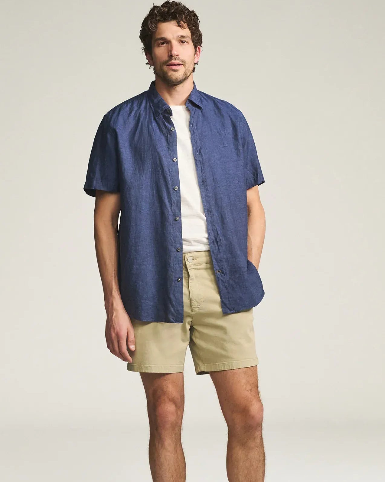 34 Heritage Shorts Hampton Shorts in Basil Twill