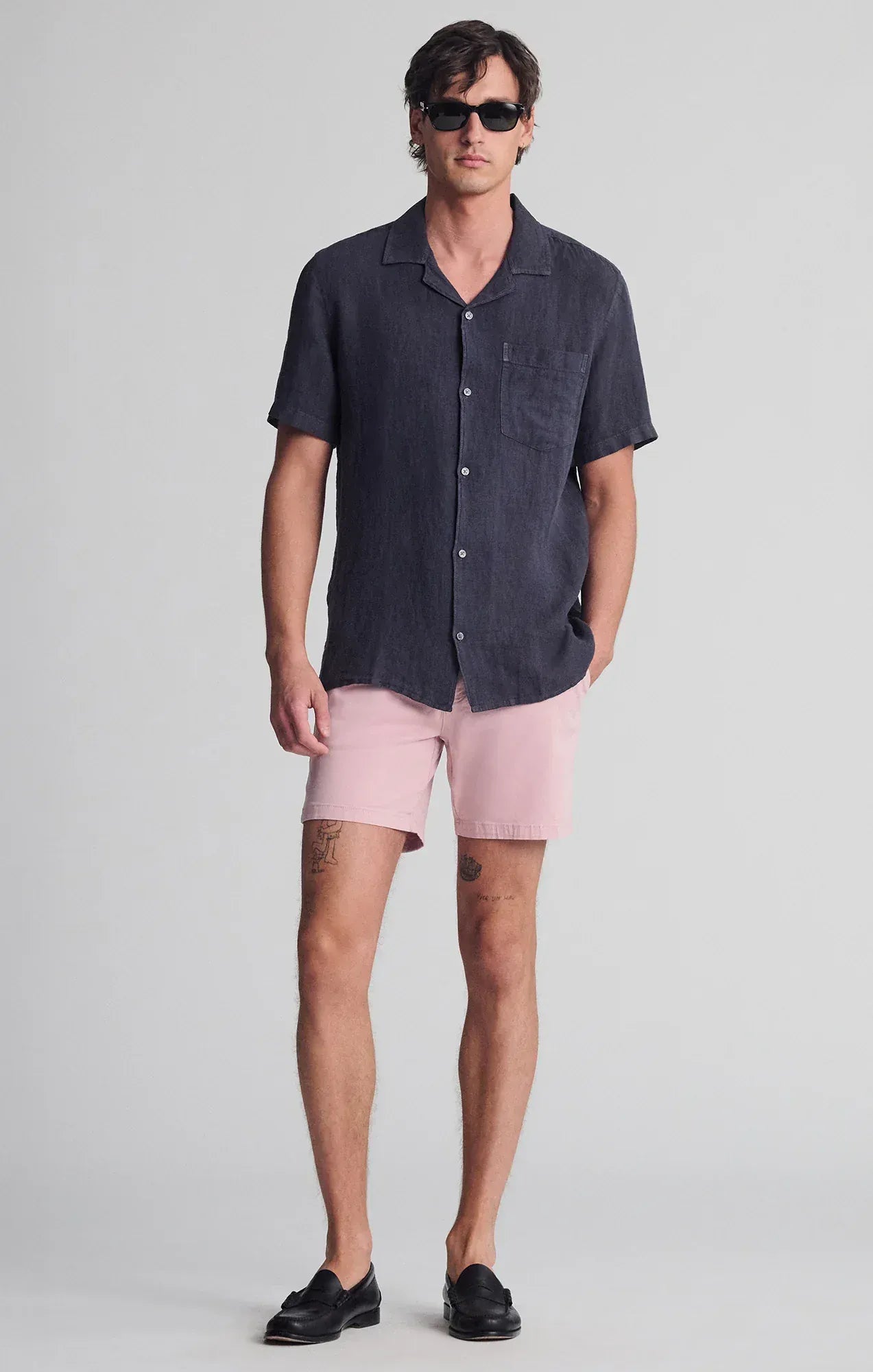34 Heritage Shorts Hampton Shorts in Pink Twill