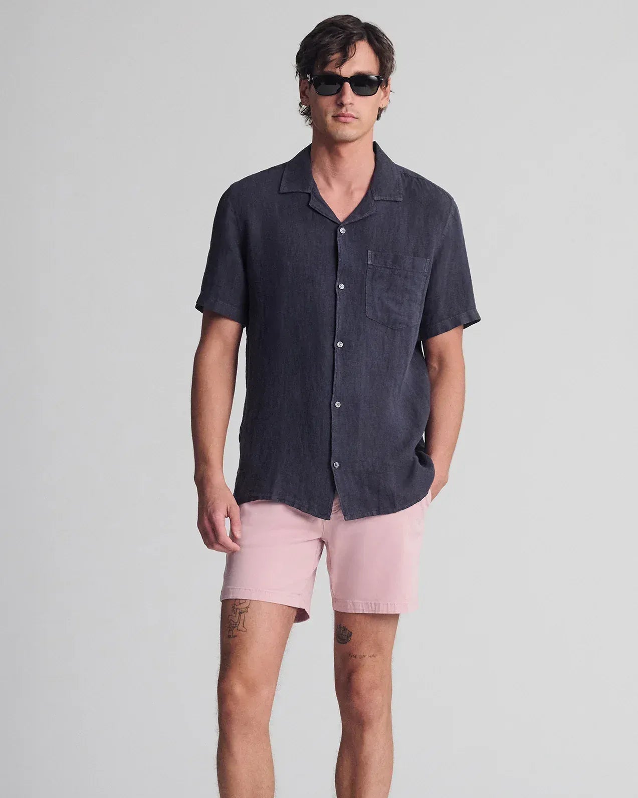 34 Heritage Shorts Hampton Shorts in Pink Twill