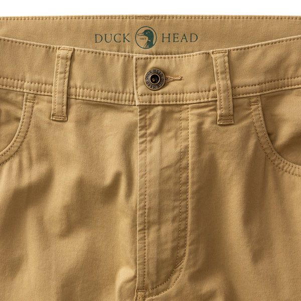 Shoreline Five-Pocket- Dark Khaki