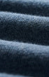 Close-up of a dark blue-gray textured fabric with soft horizontal folds.