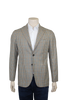 Aqua Brown Tan Check Sport Coat