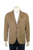 Tan Corduroy Plaid Sport Coat