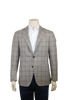 Taupe & Brown Windowpane Sport Coat