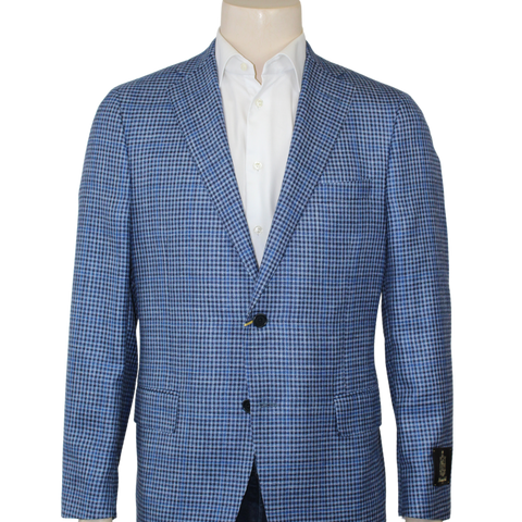 Blue & Navy Check Sport Coat