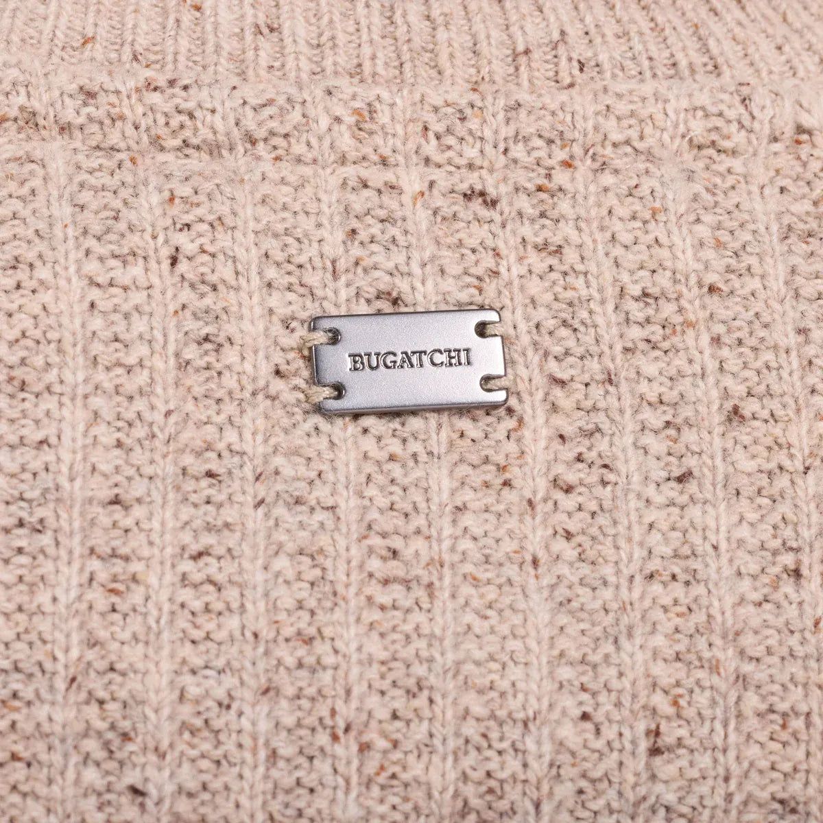 Rib-Knit Quarter-Zip Sweater