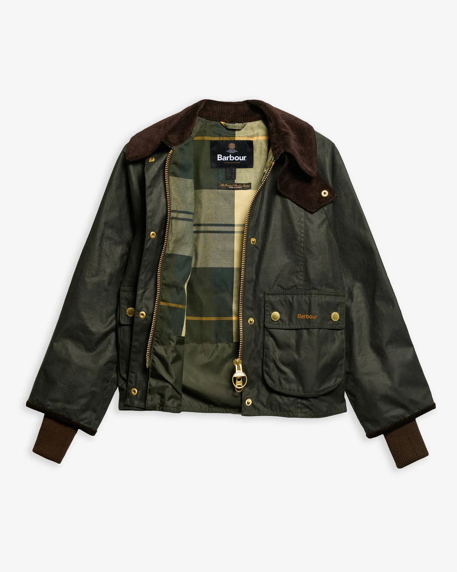 Cropped Beadnell Waxed Jacket
