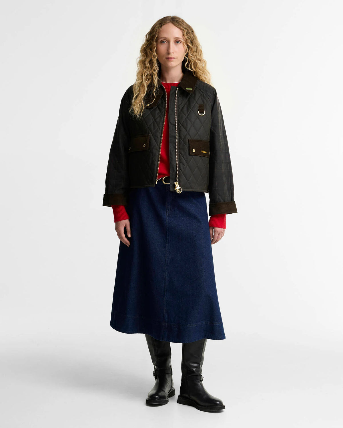 Tartan Reimagined Icons Tartan Quilted Spey Waxed Jacket