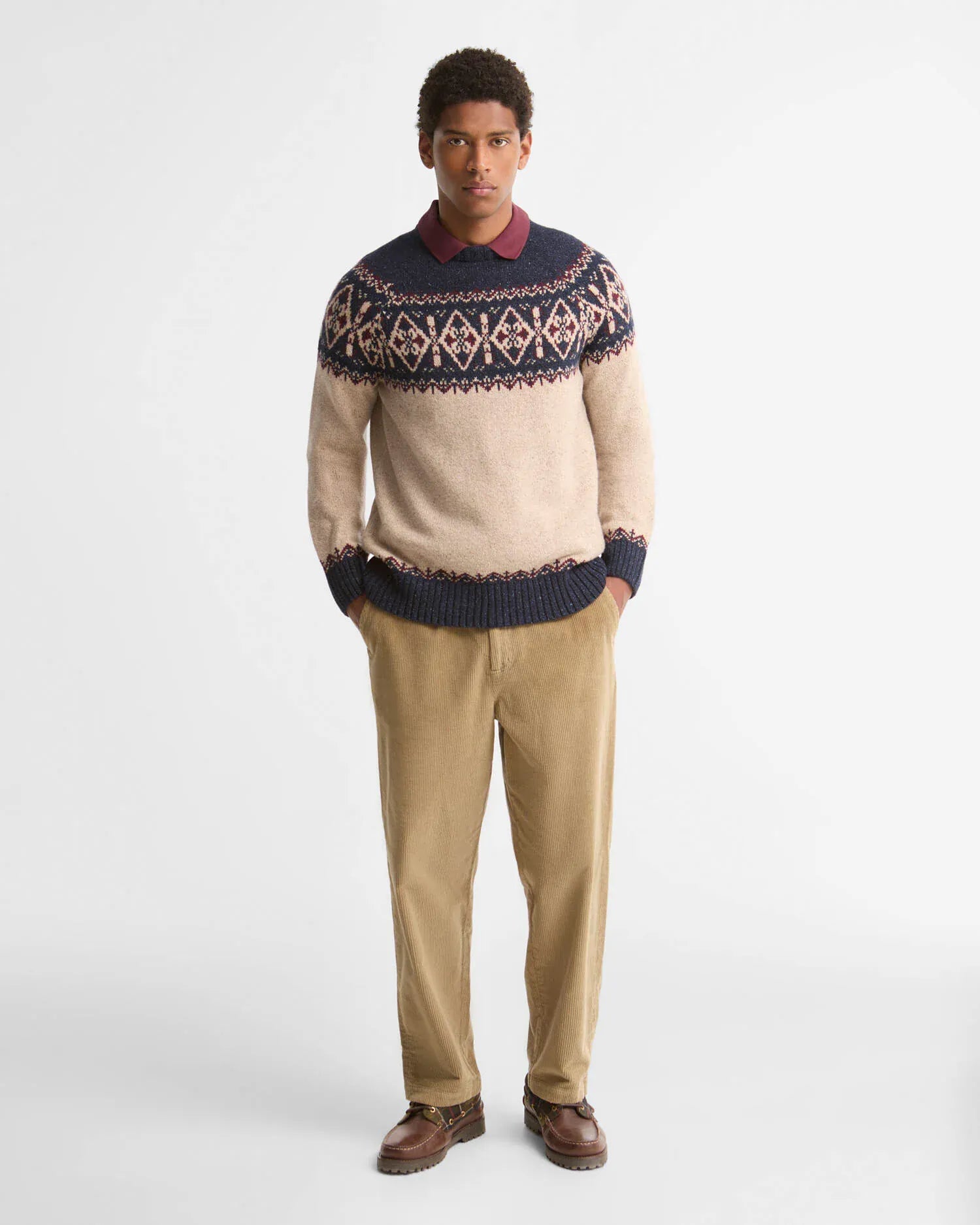 Tisbury Fair Isle Crew Neck Jumper