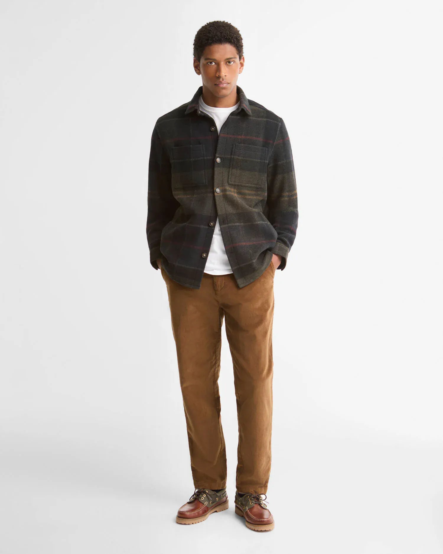 Woodlane Brushed Check Overshirt