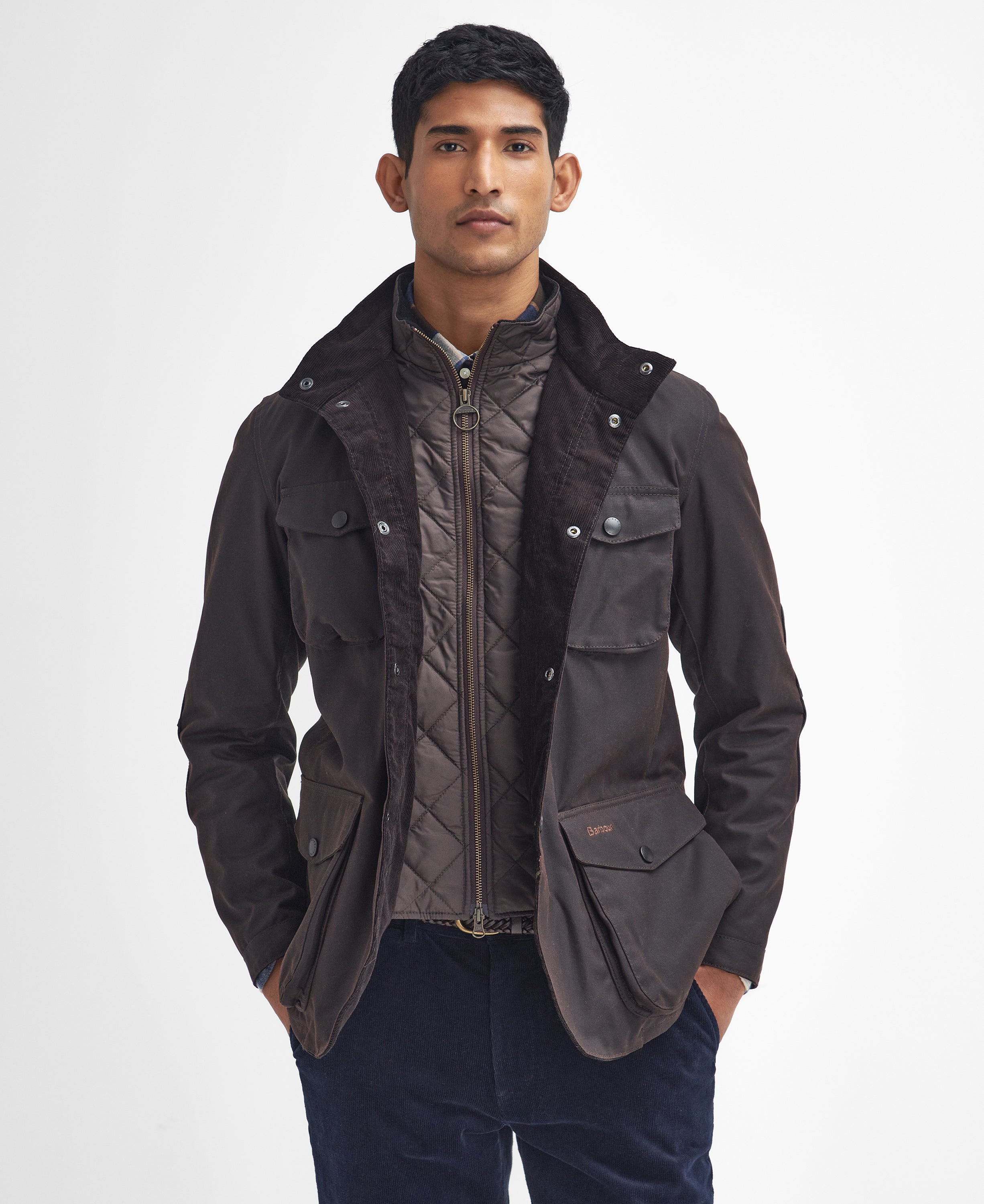 Barbour duck down shops coat