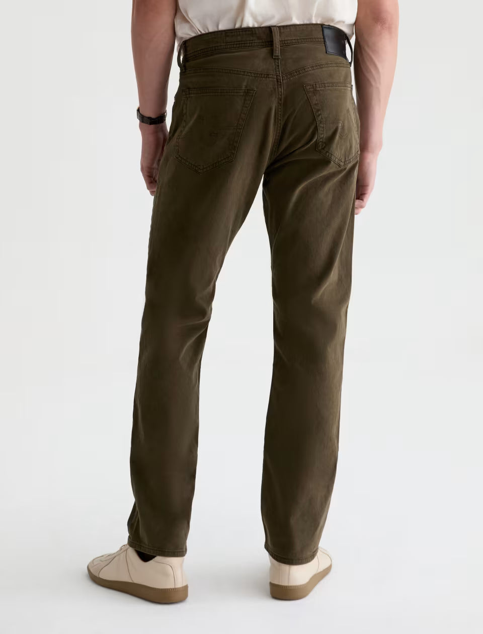 Ag 5-Pockets Everett Sueded Sateen Slim Straight Pant