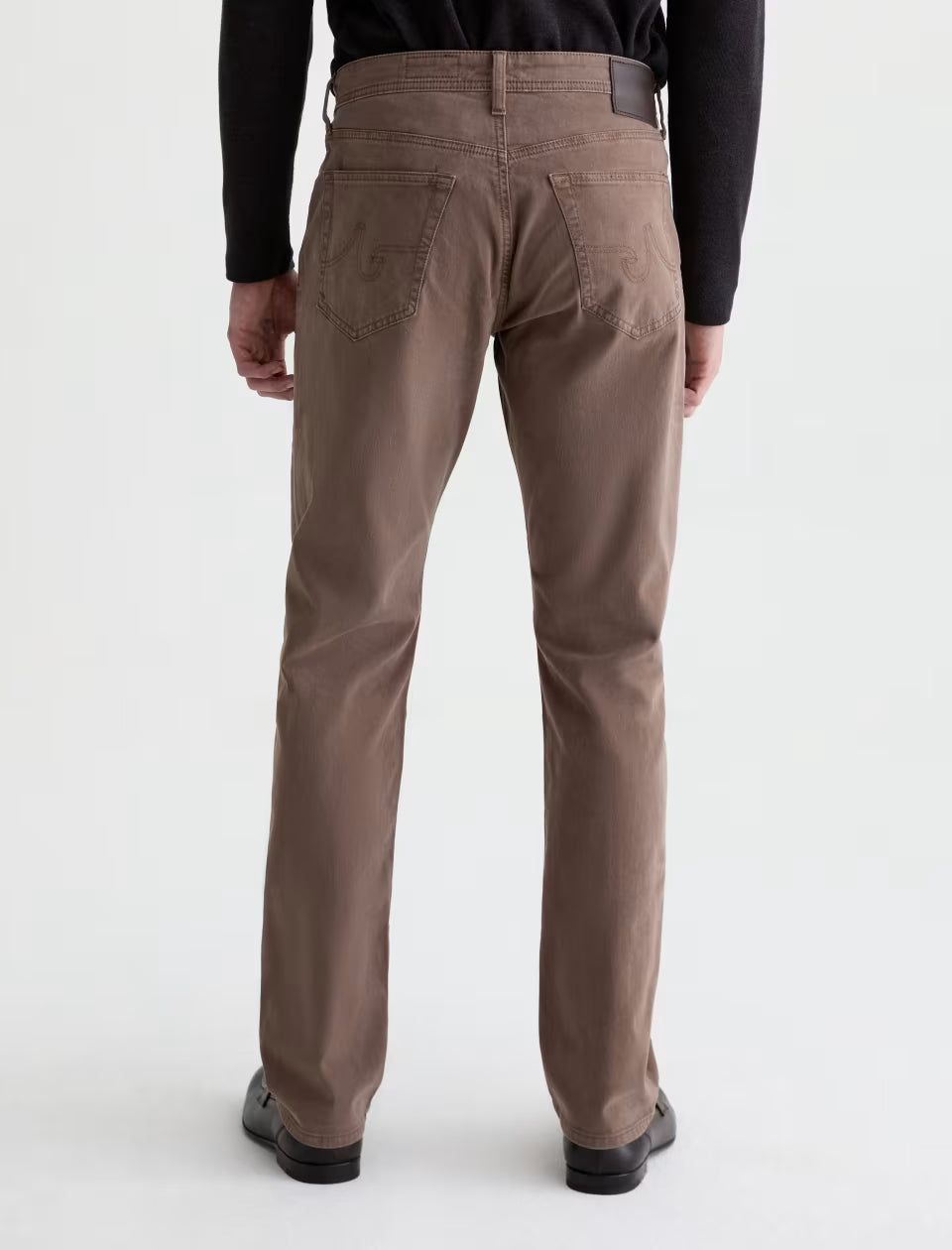 Ag 5-Pockets Everett Sueded Sateen Slim Straight Pants