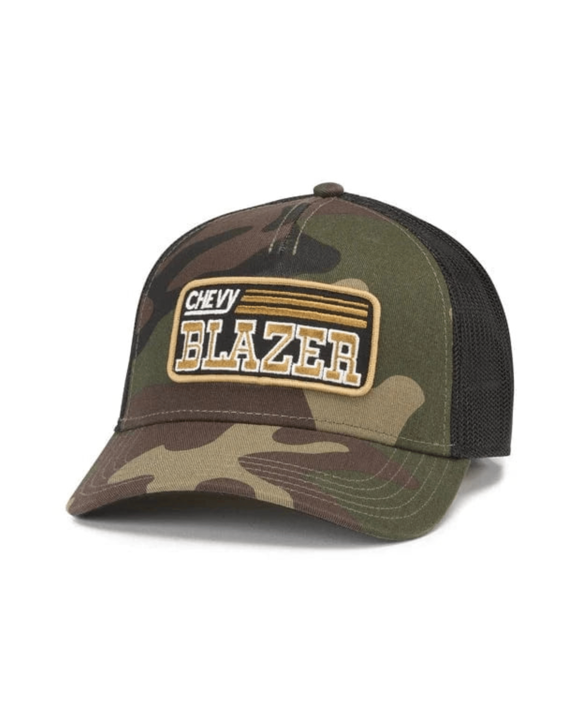 American Needle Hats CAMO / ADJ Twill Valin Patch Trucker Hat