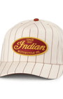American Needle Hats Indian Motorcycle Roscoe Pinstripe Hat