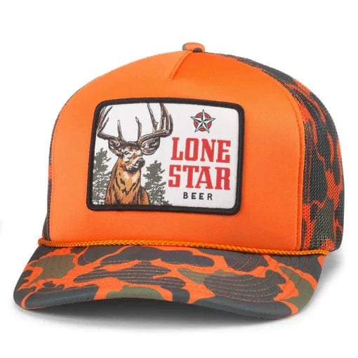 American Needle Hats Orange Lone Star Mallard Foamy Hat