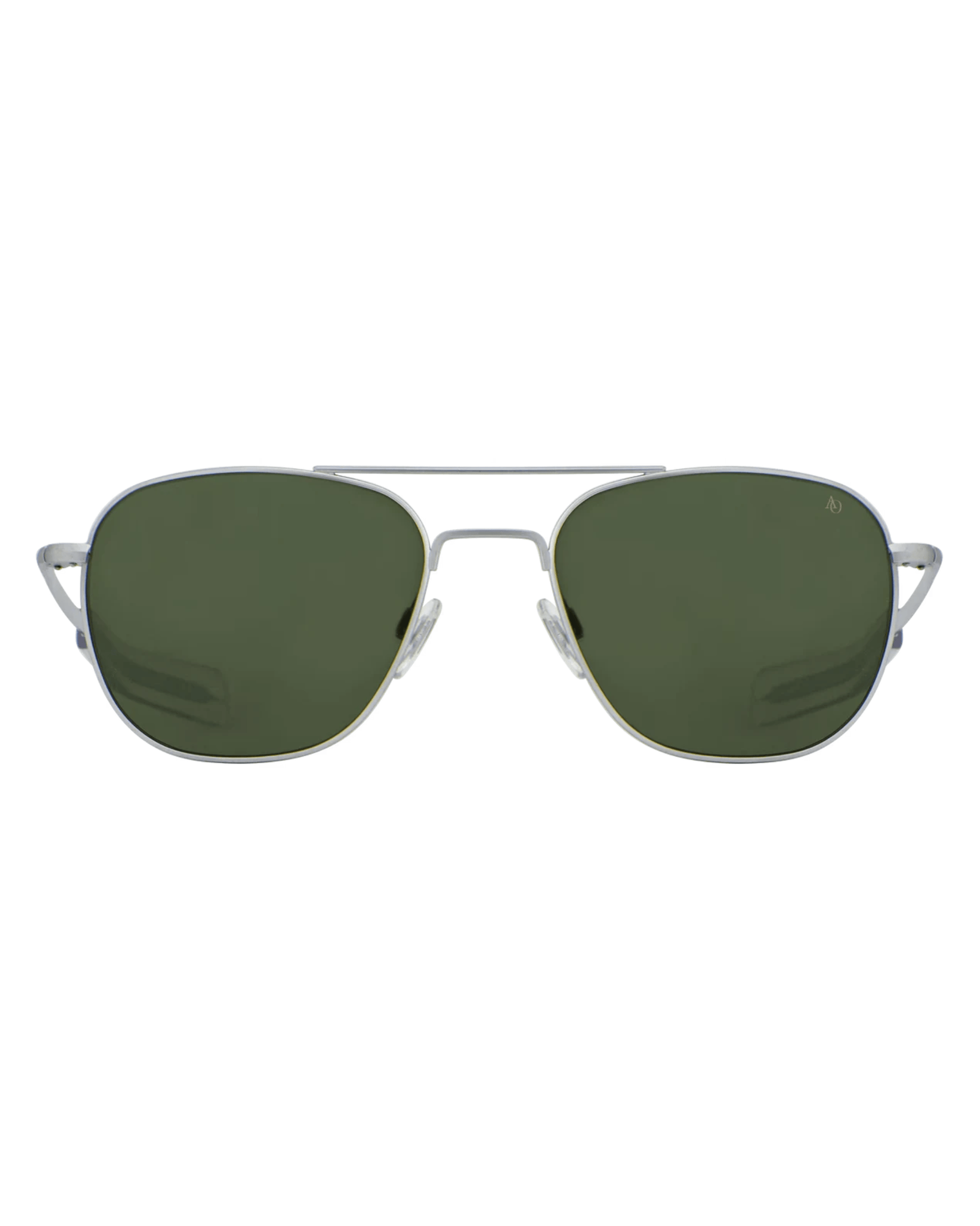 American Optical Sunglasses Original Pilot NP Sunglasses in Matte Silver