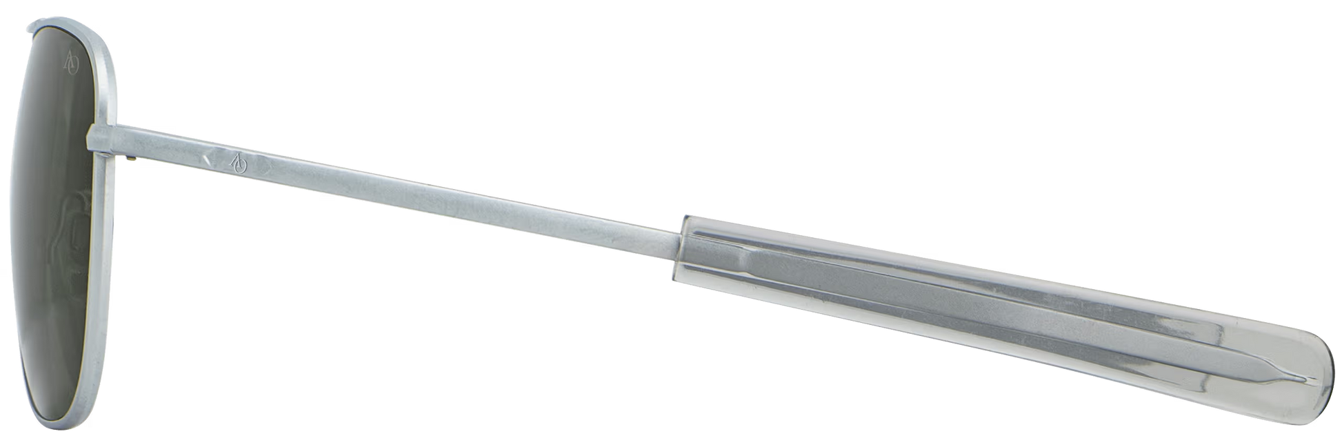 American Optical Sunglasses Original Pilot Sunglasses in Matte Silver