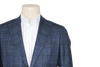 Atelier Munro Sport Coats Tonal Blue Plaid Sport Coat
