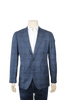 Atelier Munro Sport Coats Tonal Blue Plaid Sport Coat