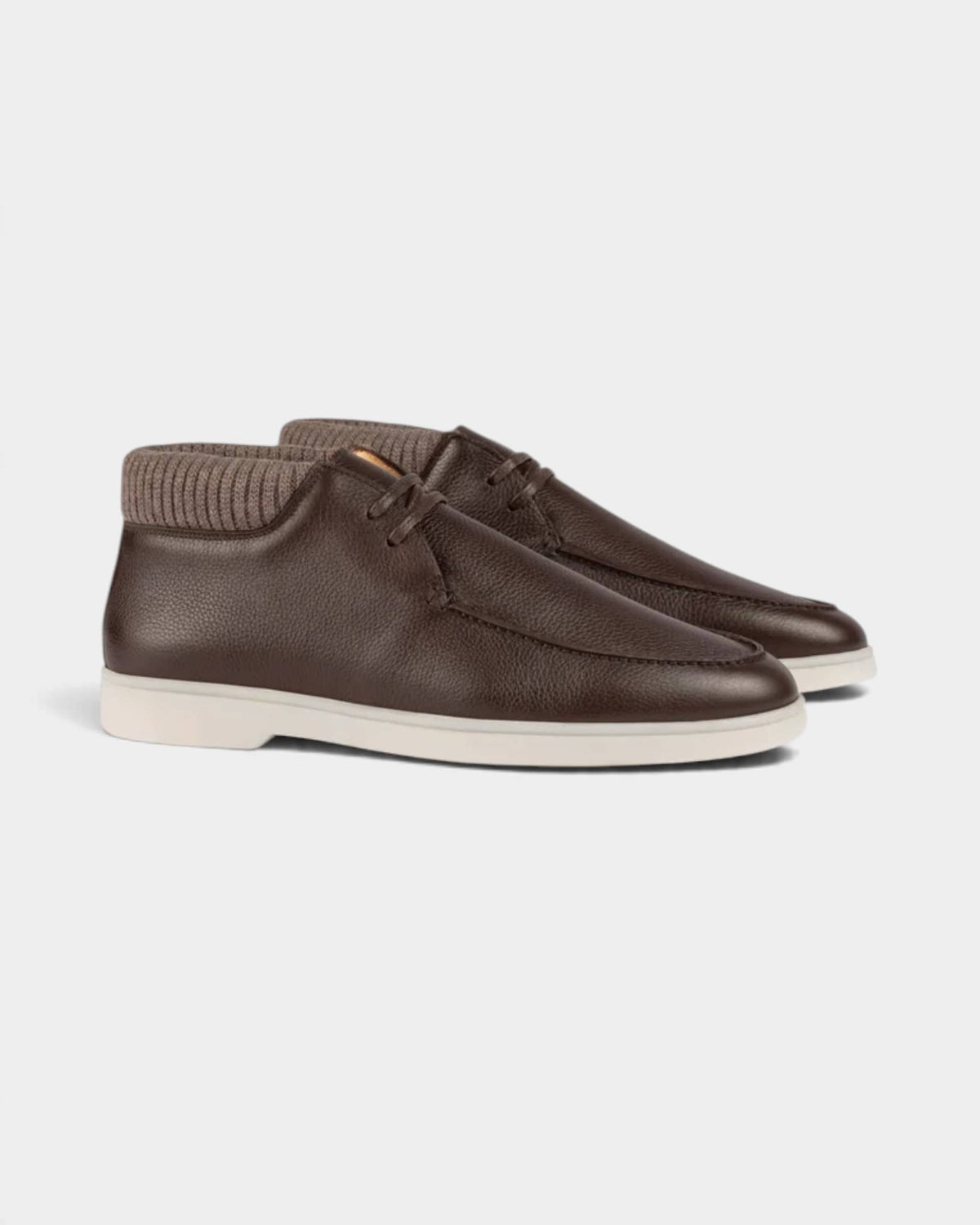 Aurelien Shoes Brown Grain Desert Boot