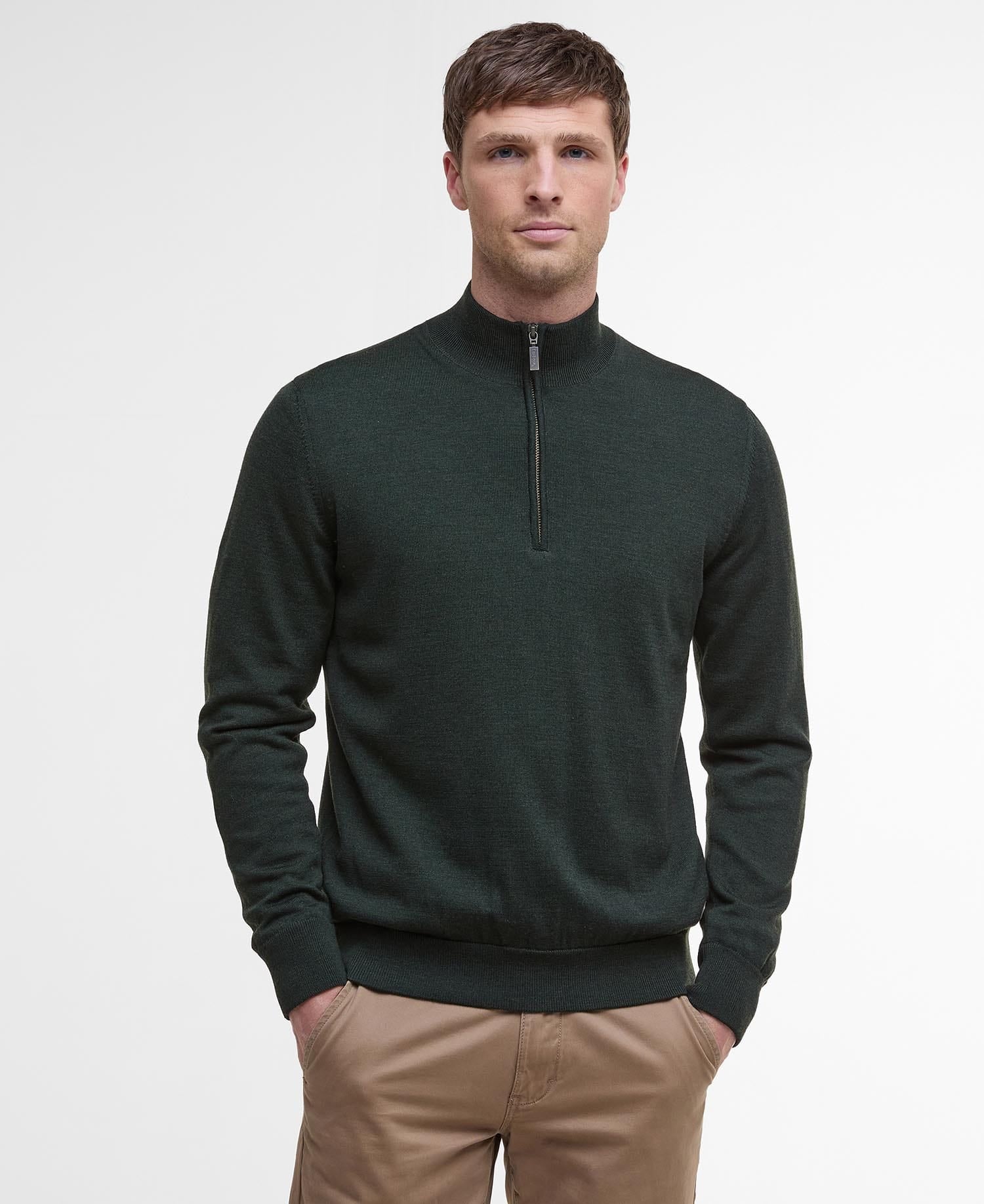 Barbour 1/4 Zip Gamlin Half-Zip Jumper