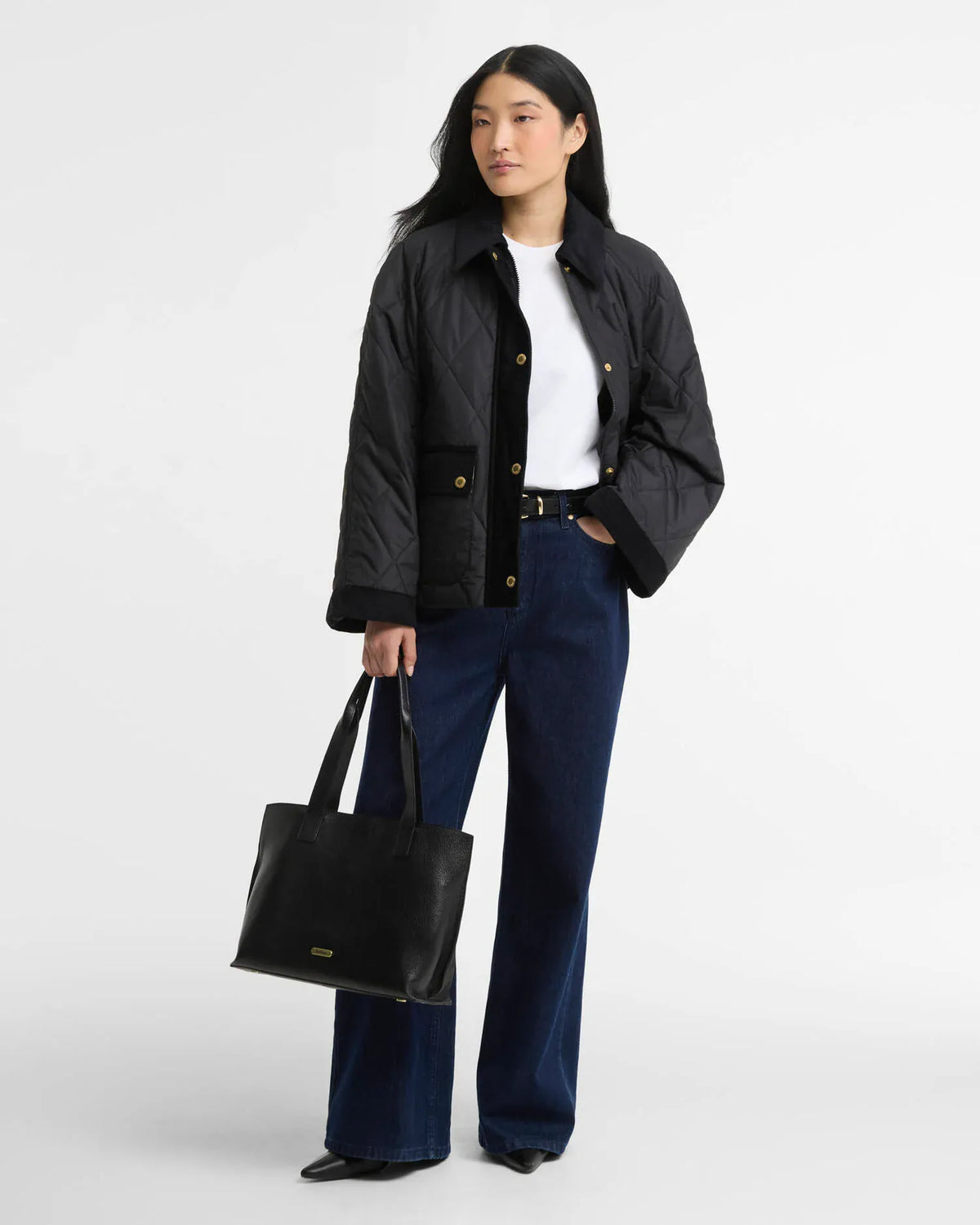 Barbour 1/4 Zip Kilnwick Quilted Jacket