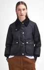 Barbour Black/Classic / 2 Cropped Beadnell Waxed Jacket