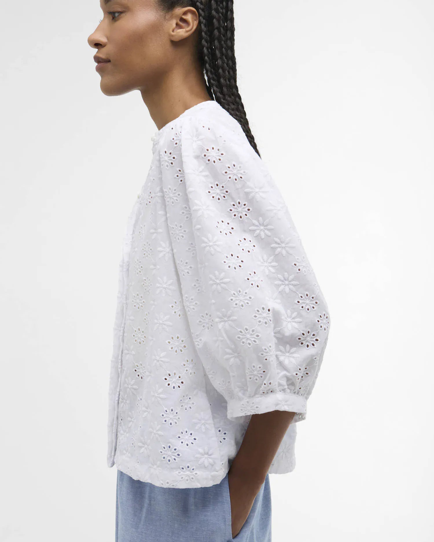 Barbour Blouse Layla Broderie Anglaise Shirt