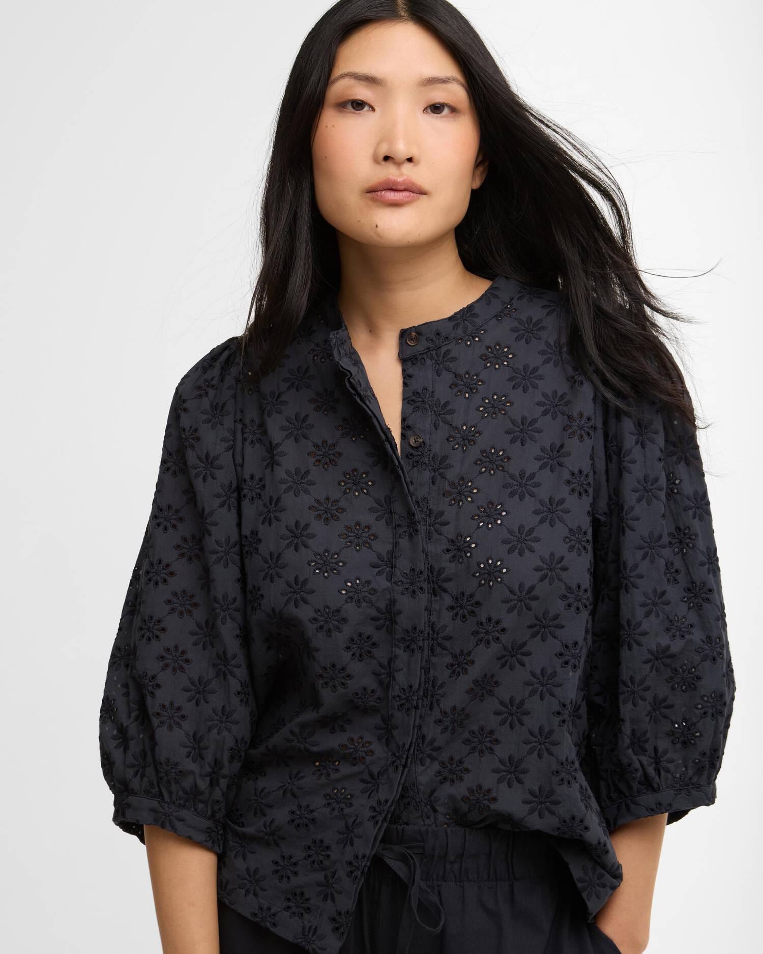 Barbour Blouse Layla Broderie Anglaise Shirt
