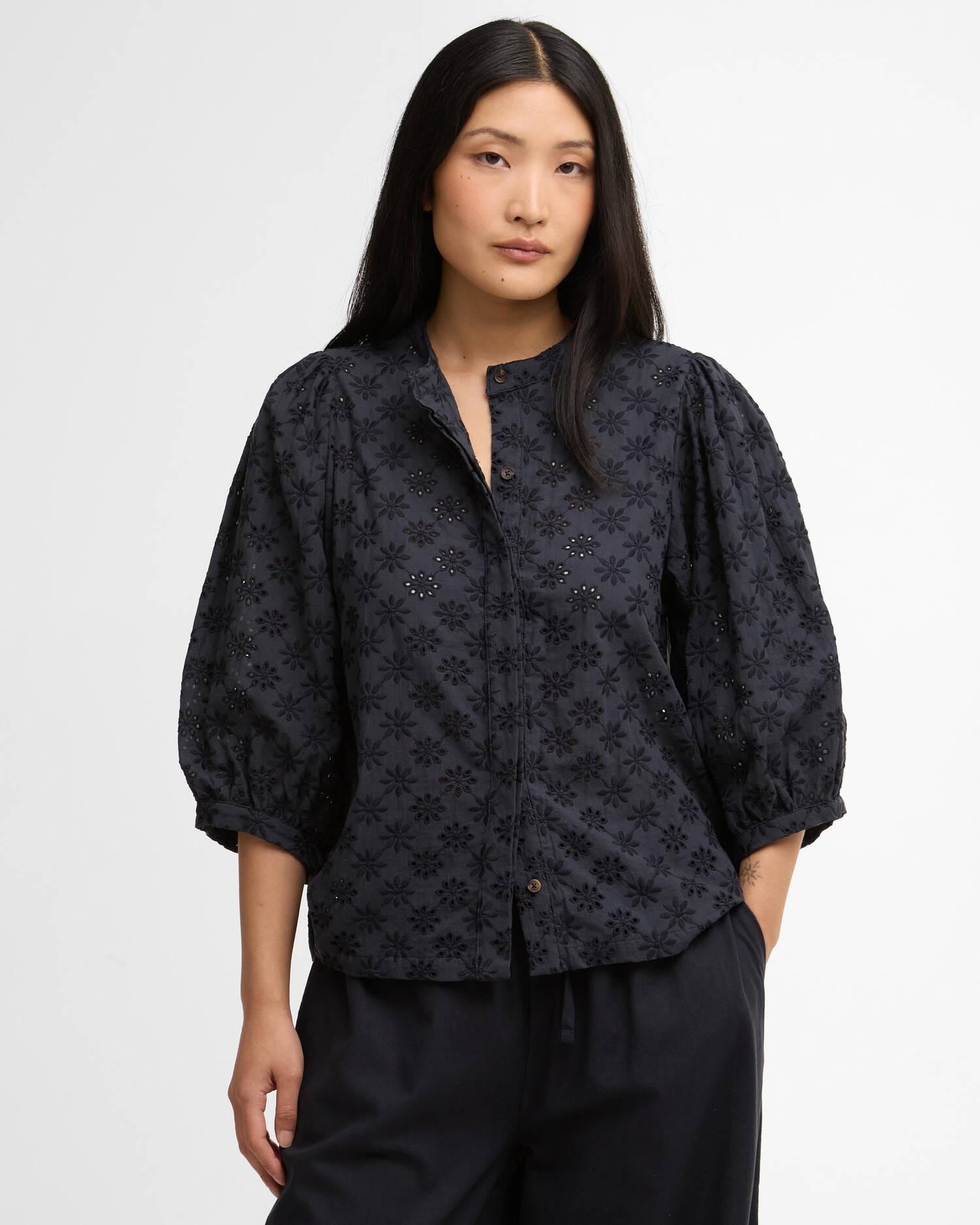 Barbour Blouse Layla Broderie Anglaise Shirt