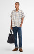 Barbour Camp Shirt Gordon Short-Sleeved Tailored Shirt in Oban Mist Tartan
