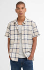 Barbour Camp Shirt Gordon Short-Sleeved Tailored Shirt in Oban Mist Tartan