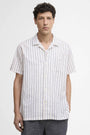 Barbour Camp Shirt Park Seersucker Striped Short-Sleeved Shirt