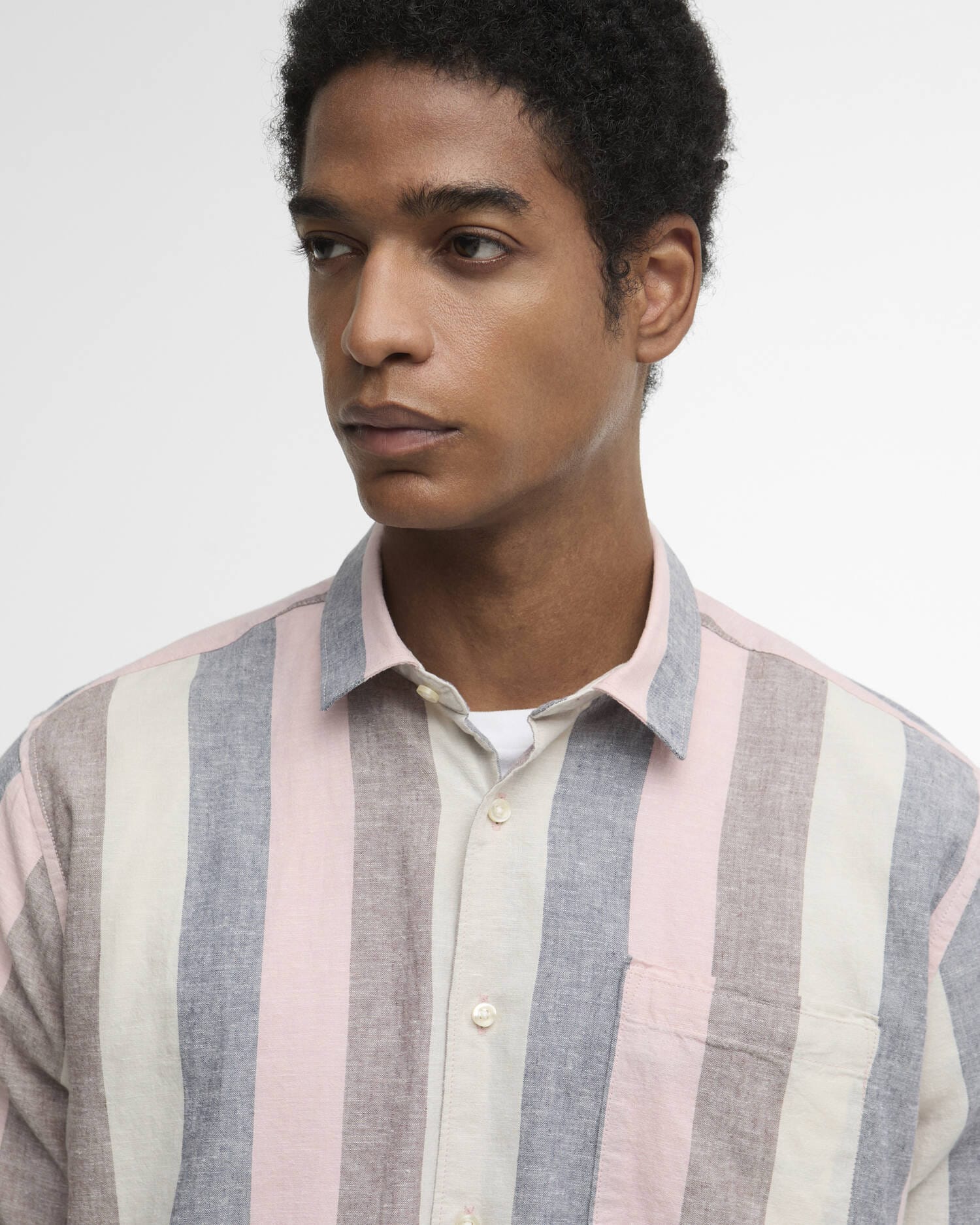 Barbour Camp Shirt Portwell Striped Regular Short-Sleeved Shirt