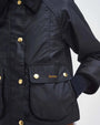 Barbour Cropped Beadnell Waxed Jacket